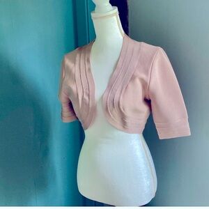 Herve Leger Bolero - Size Medium - Nude Color